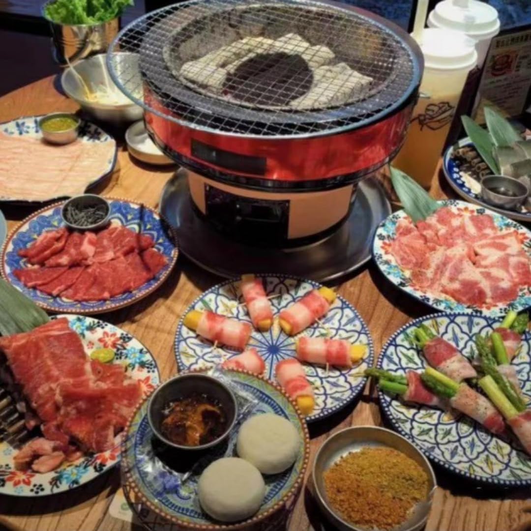 極厚天然珪藻土切り出し七輪 正角型28cm大判 バーベキュー 炭火調理 備長炭